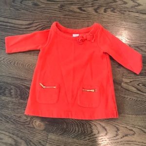 Orange Shirt long sleeve and pockets